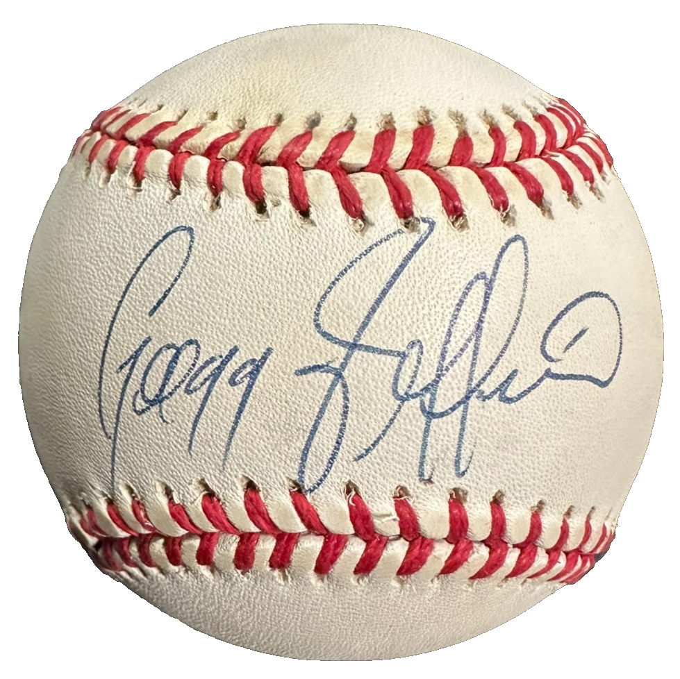 Gregg Jeffreies Autographed Official National League Baseball New York Mets
