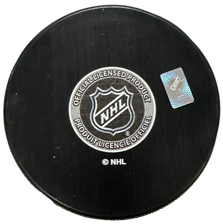 Willie O’Ree Autographed Boston Bruins 100th Anniversary Hockey Puck W/ HOF 2018