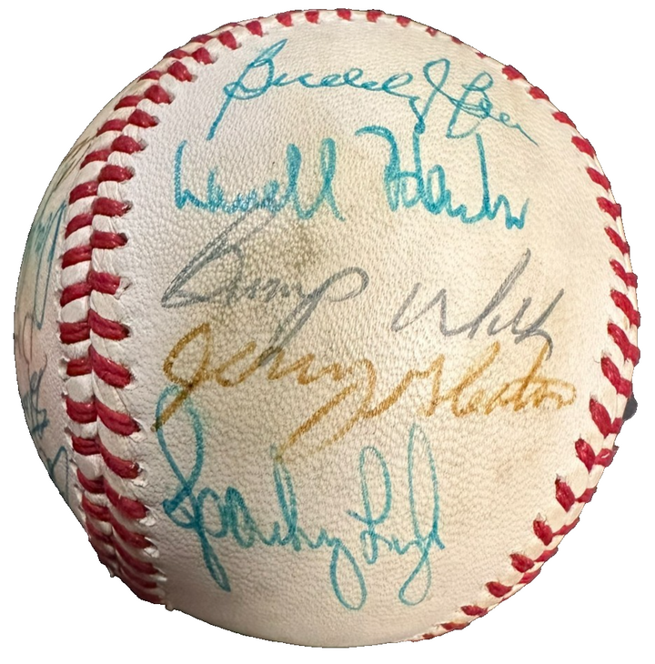 1979 Texas Rangers Team Autographed Baseball