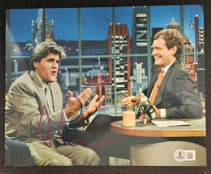 Jay Leno Autographed The Tonight Show 8x10 Photo BAS