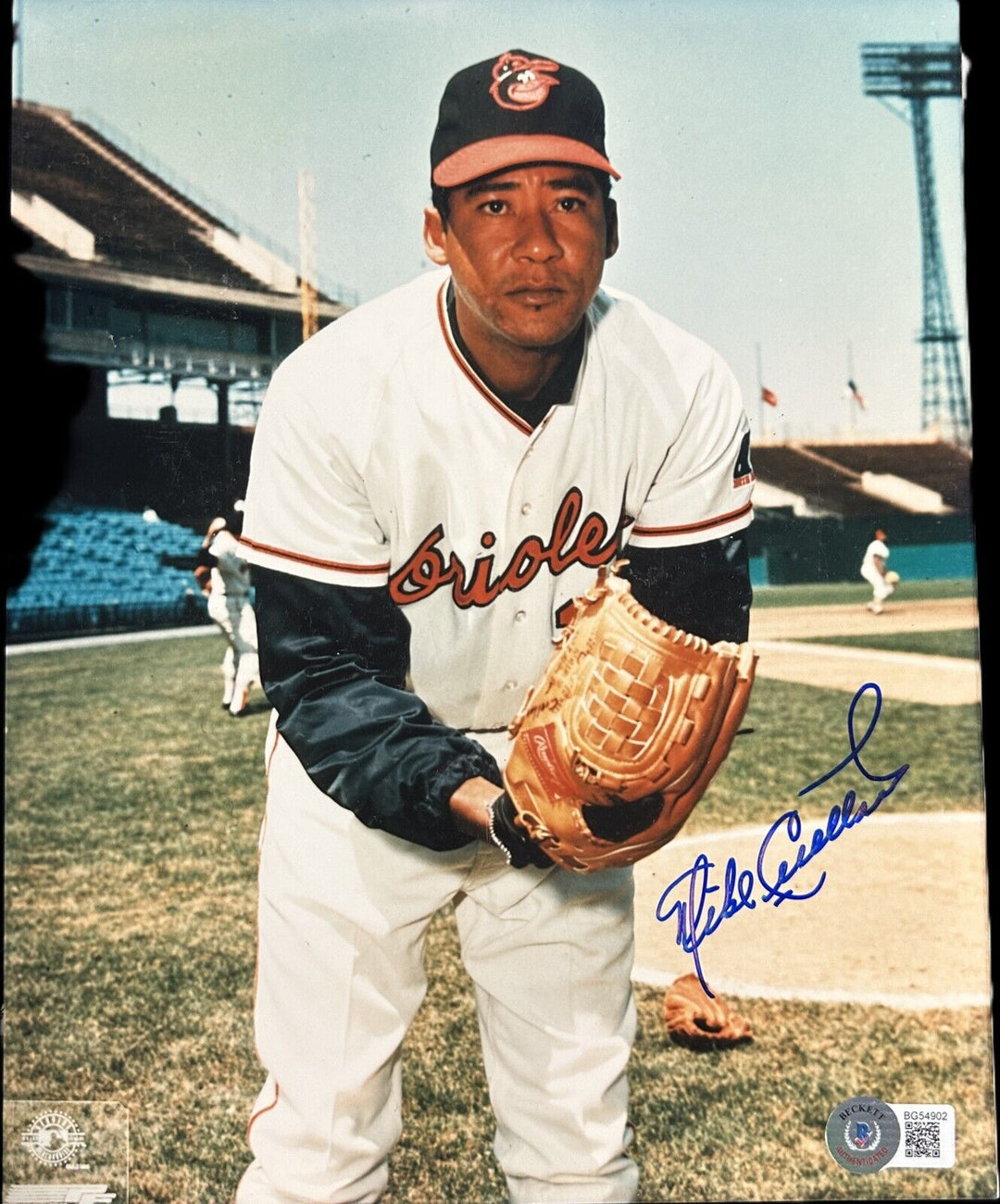 Mike Cuellar Autographed 8x10 Photo Baltimore Orioles BAS