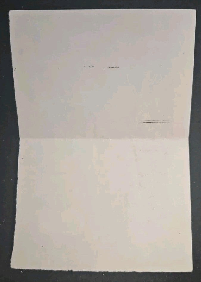 George Carlin Signed 4x6 Album Paper Cut Beckett Holo BAS
