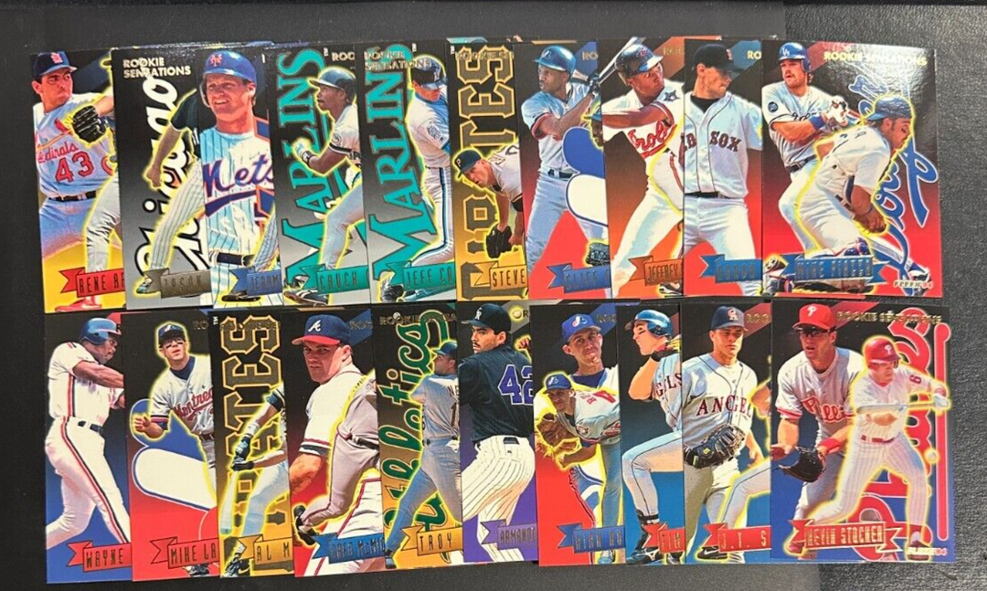 1994 Fleer Baseball Rookie Sensations Set 20 Card Set NM-MT Piazza