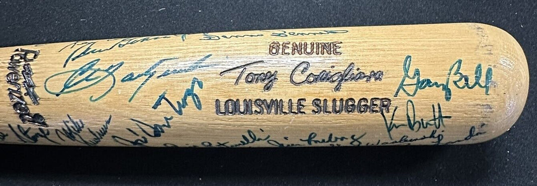 1967 Boston Red Sox Team Signed Tony Conigliaro Game Bat Ken Coleman Estate