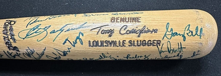 1967 Boston Red Sox Team Signed Tony Conigliaro Game Bat Ken Coleman Estate