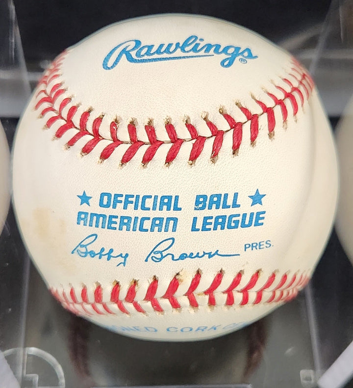 Tommy Henrich Signed American League Baseball New York Yankees COA