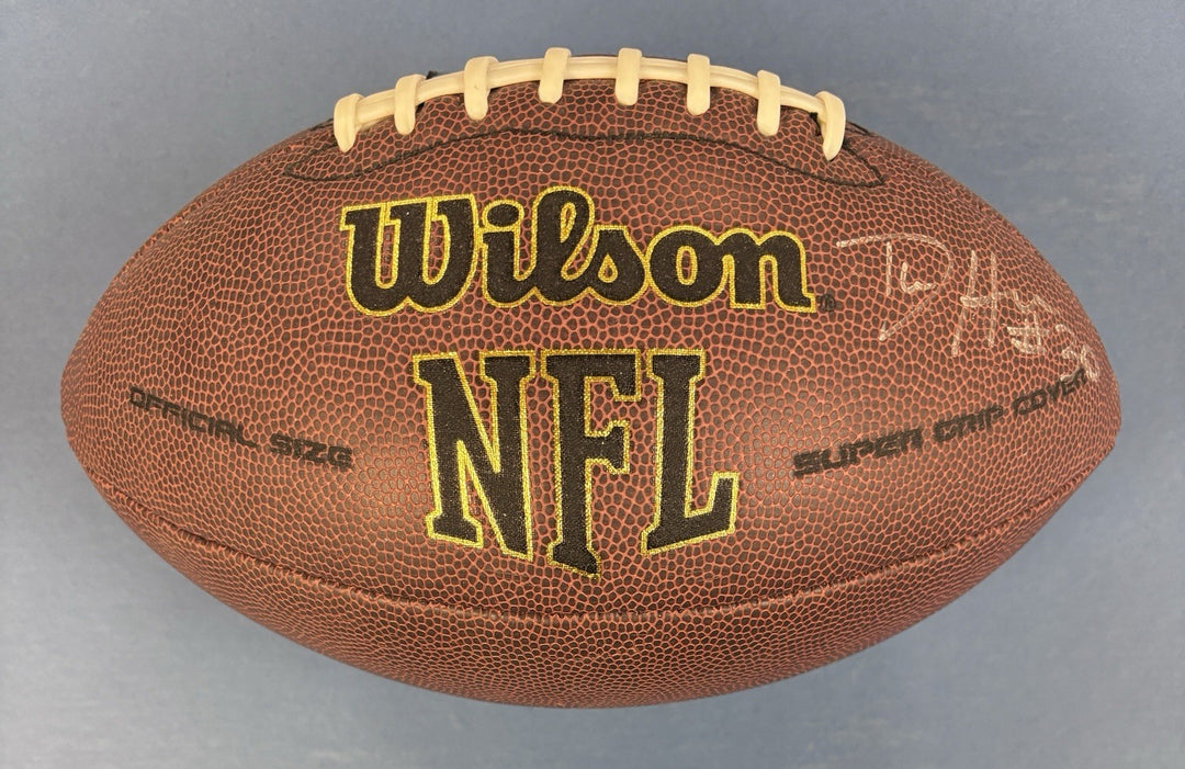 Duron Harmon Signed Wilson Football New England Patriots Sportsworld COA