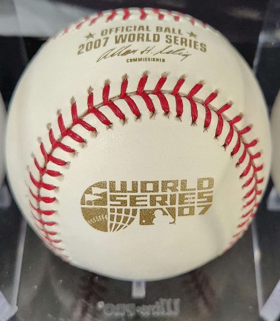 Jim Kerasiotes Signed Inscribed 2007 World Series Baseball COA