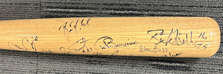 2014 Red Sox Fantasy Camp Signed Baseball Bat Campbell Petrocelli Tiant Etc.