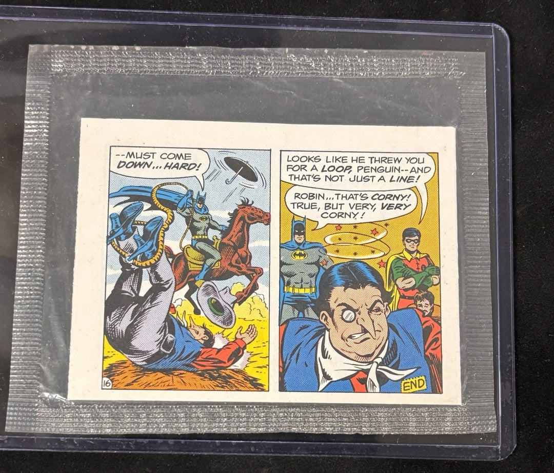 Vintage 1979 Post Mini DC Comic Book Bat Man The Peril Of The Penguin Sealed