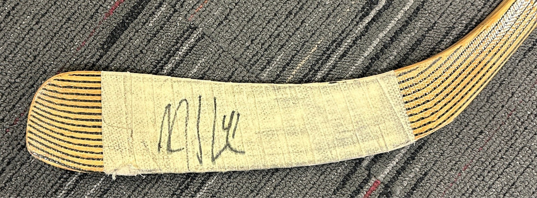 Jason Allison Autographed Game Used Louisville Hockey Stick Boston Bruins