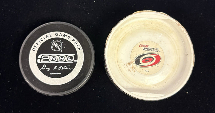 Carolina Hurricanes NHL 2000 Official Game Puck