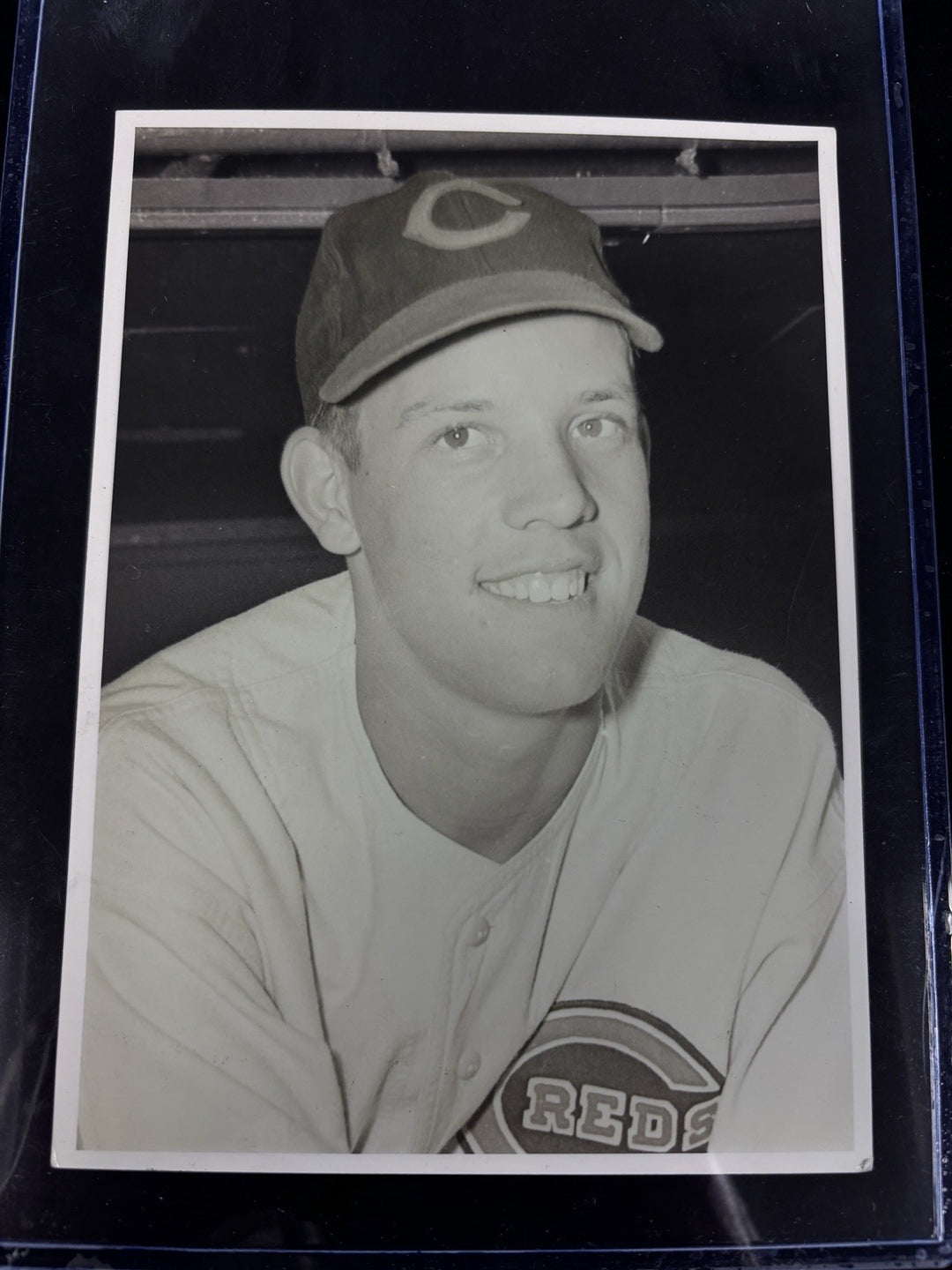 Joe Nuxhall Circa 1950’s Cincinatti Reds Team Issued Photo