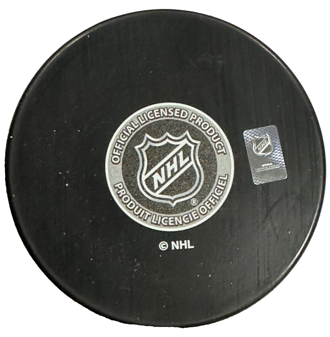 Andre Pronovost Autographed Boston Bruins Hockey Puck NHL