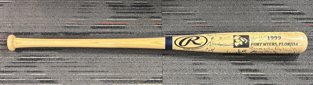 1999 Sox Exchange Fantasy Camp Signed Baseball Bat Pesky Brooks Robinson Etc.
