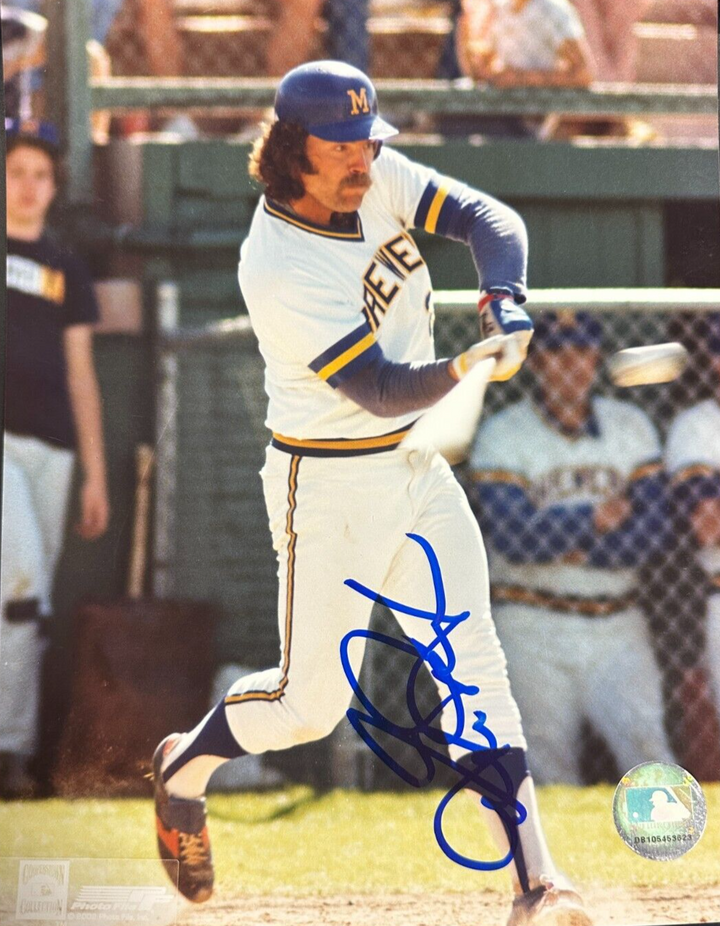 Gorman Thomas Autographed Milwaukee Brewers 8x10 Photo