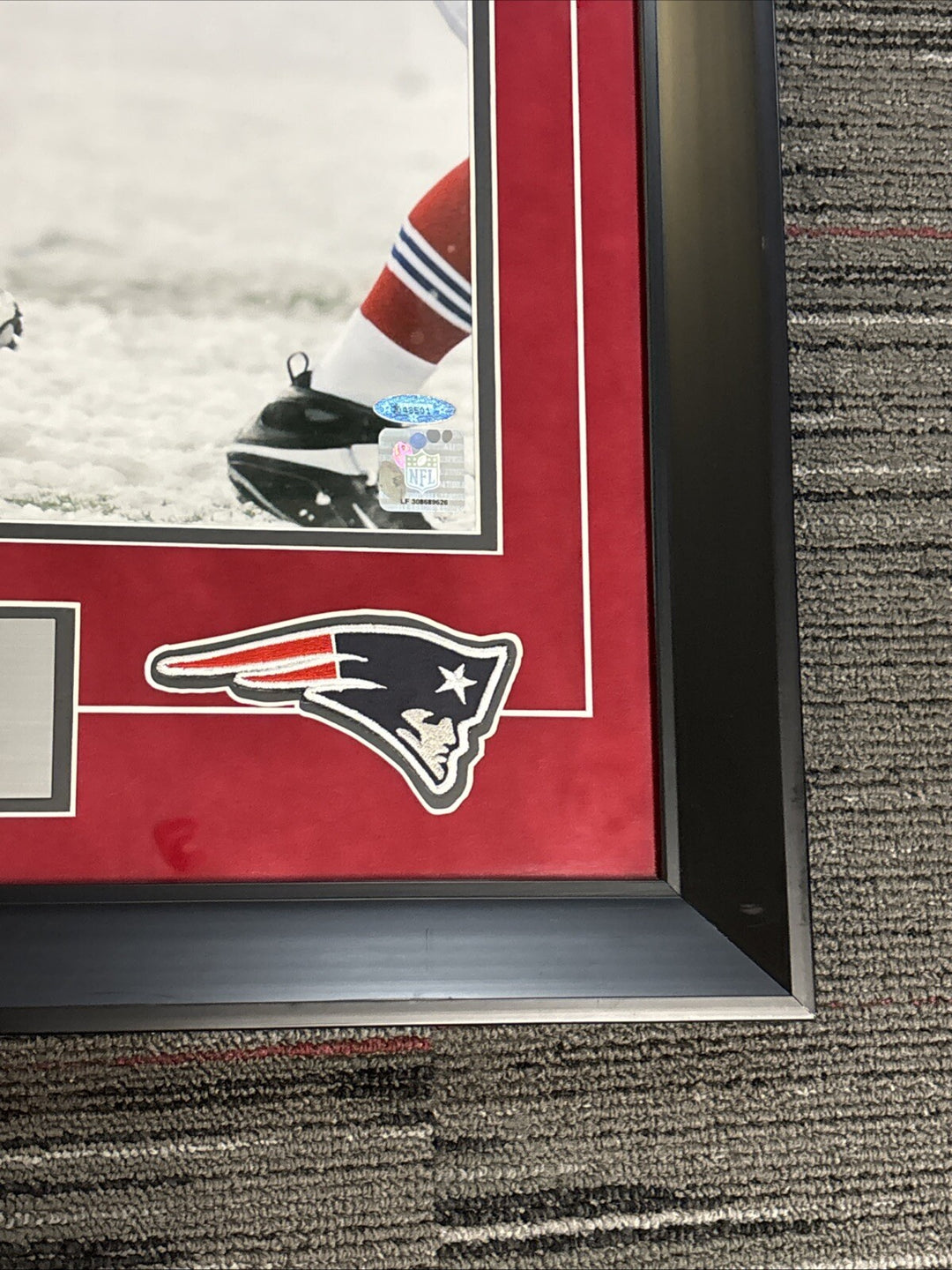 Tom Brady Framed Signed 16x20 Tri Star Authentic New England Patriots MVP