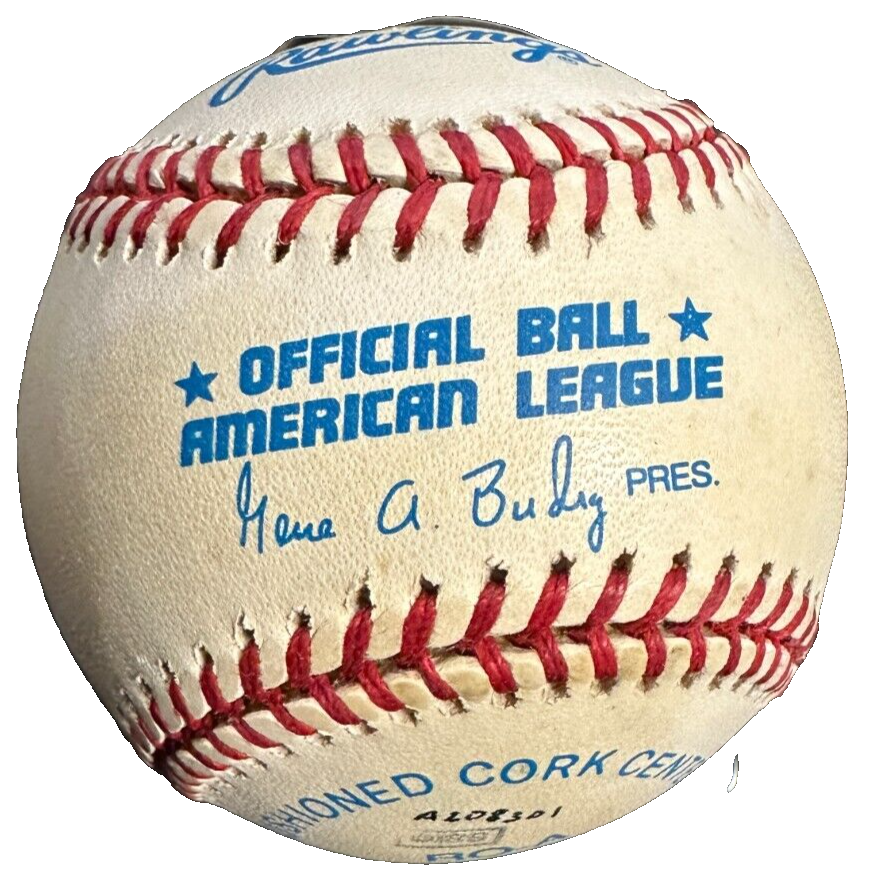 Phil Rizzuto Autographed OAL Baseball W/ Scooter & HOF 94 BAS Yankees