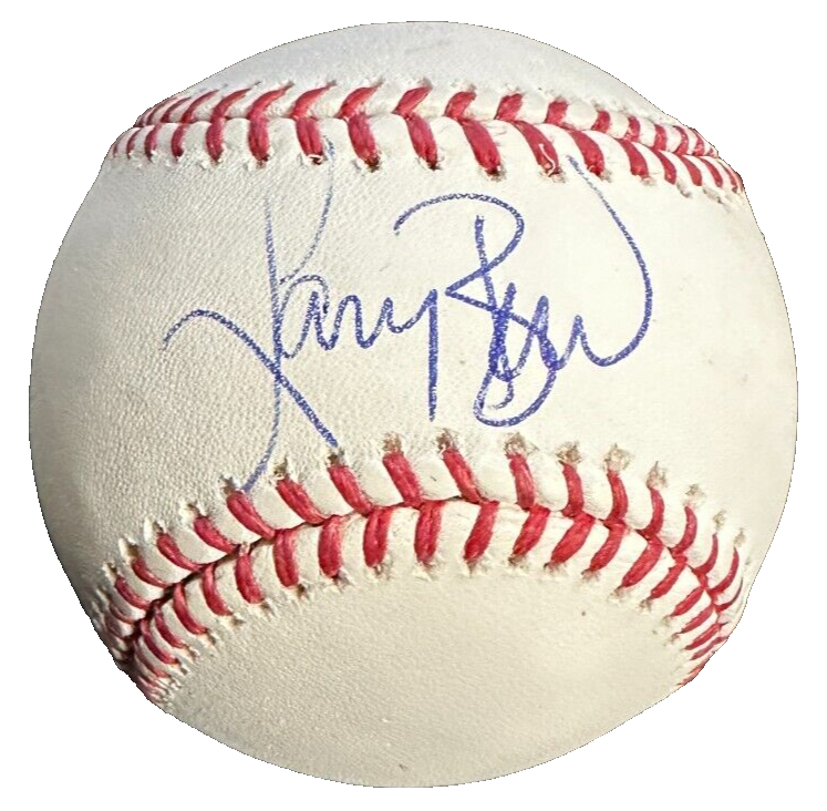 Larry Bird Autographed Official Major League Baseball PSA/DNA Celtics HOF