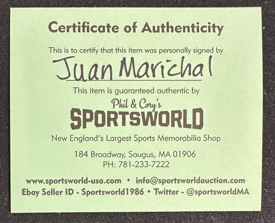 Juan Marichal Autographed Major League Baseball W/ HOF 83 Giants
