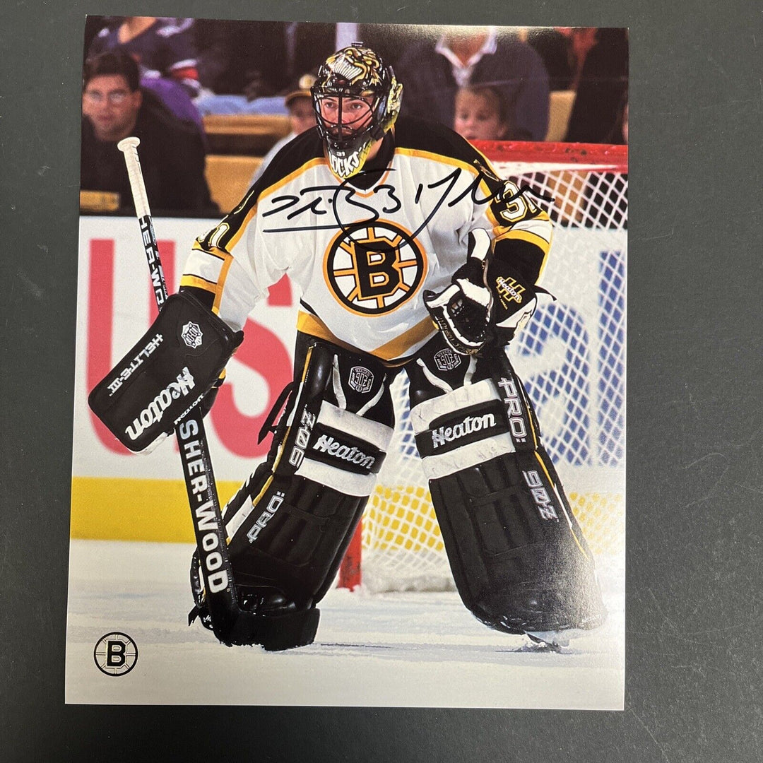 Blaine Lacher Signed 8x10 Boston Bruins Sportsworld