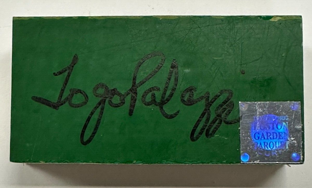 Togo Palazzi Autographed Authentic Piece Boston Garden Parquet Celtics