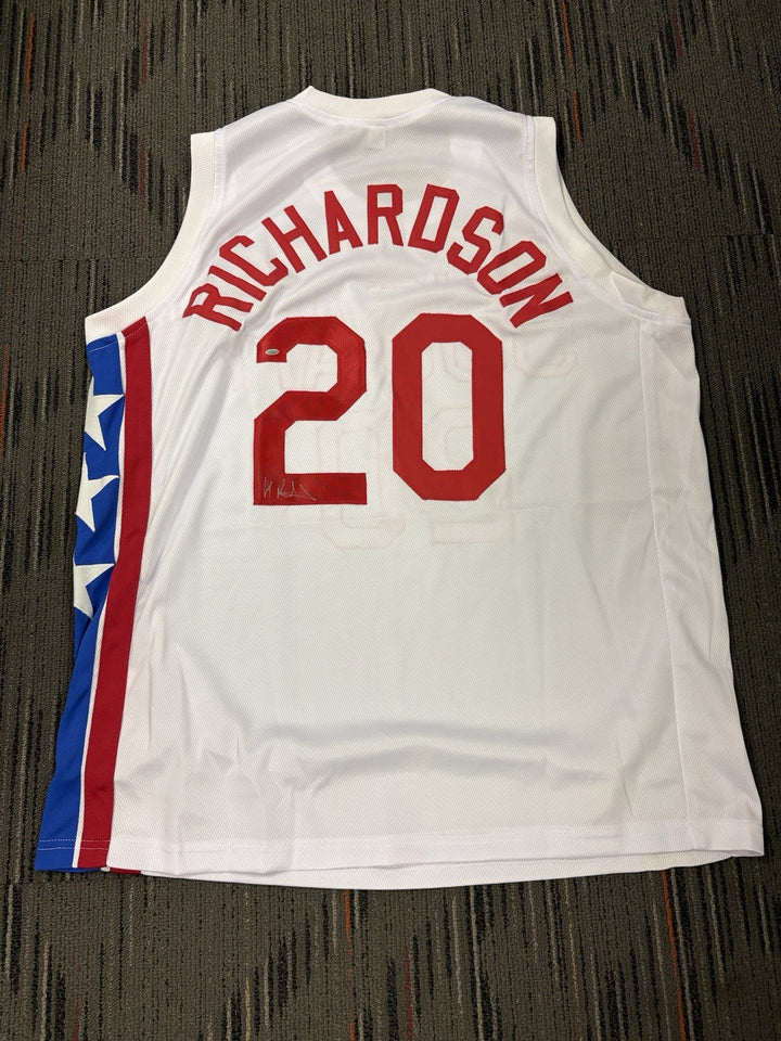 Michael Ray Richardson Signed New York Knicks XL Jersey Sportsworld COA