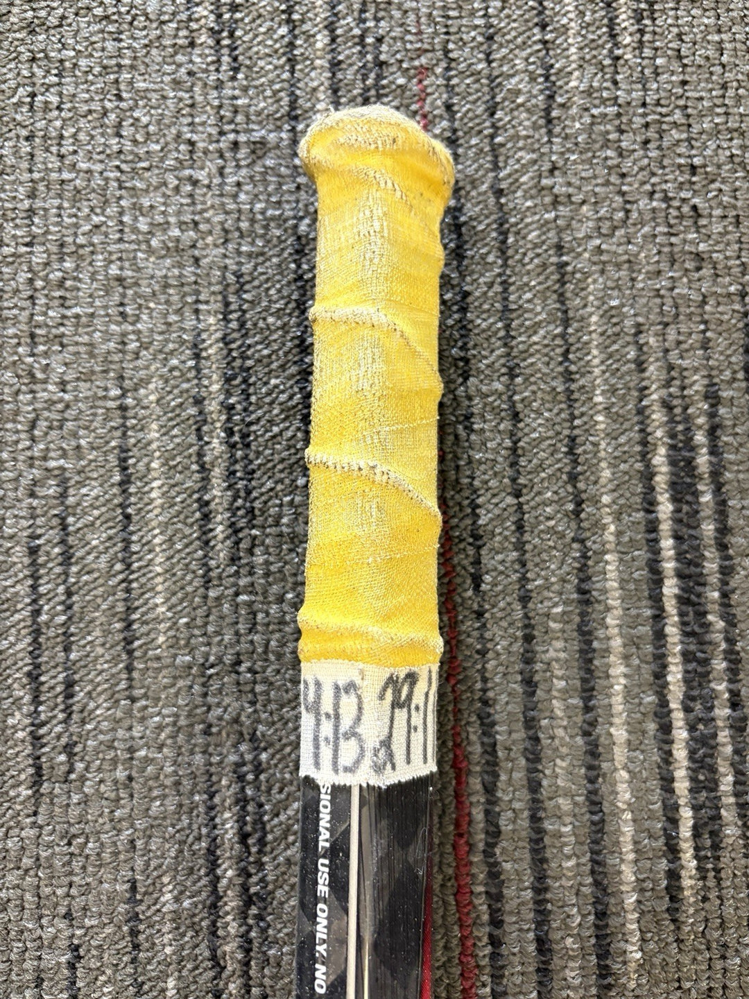 Boston Bruins Charlie McAvoy Autographed Game Used Hockey Stick NHL