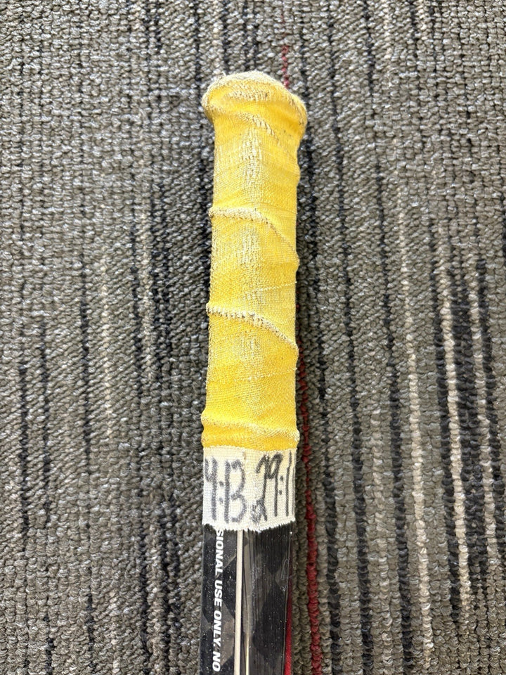 Boston Bruins Charlie McAvoy Autographed Game Used Hockey Stick NHL