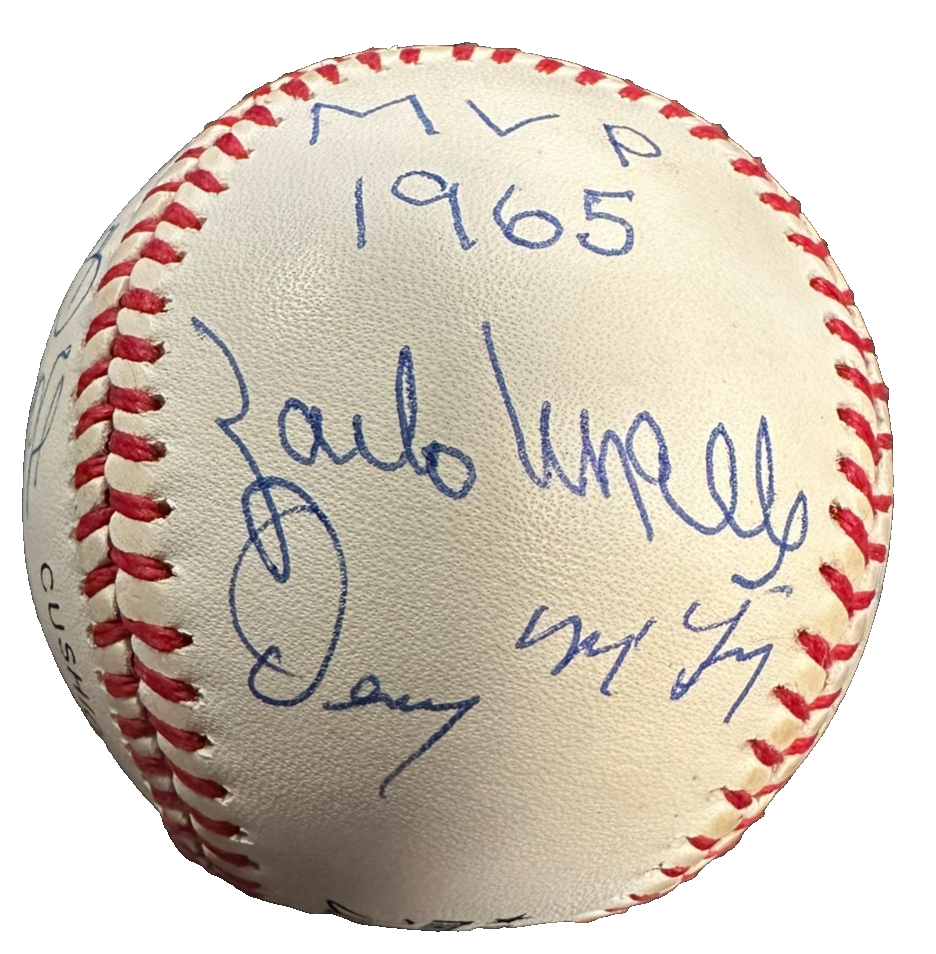 MLB MVP's Autographed ONL Baseball Robinson Banks Cepeda Allen BAS