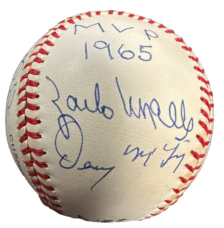 MLB MVP's Autographed ONL Baseball Robinson Banks Cepeda Allen BAS