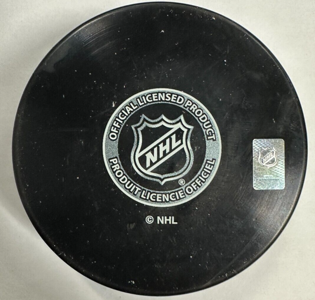 Chris Hayes Autographed Boston Bruins Hockey Puck NHL