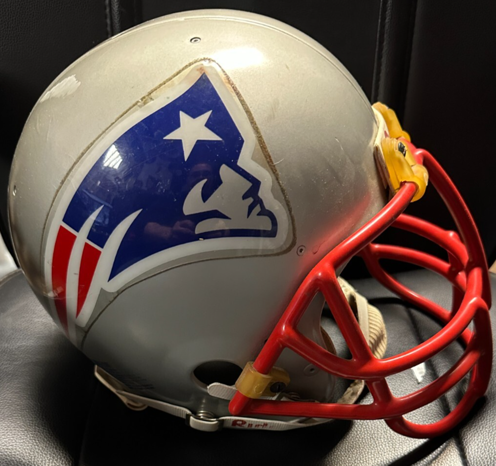 Vintage New England Patriots Authentic Riddell Helmet NFL New Logo