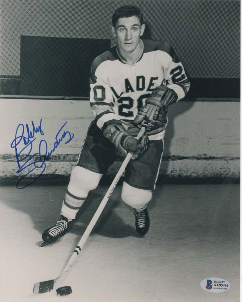 Bobby Schmautz Autographed Los Angeles Blades 8x10 Photo BAS WHL