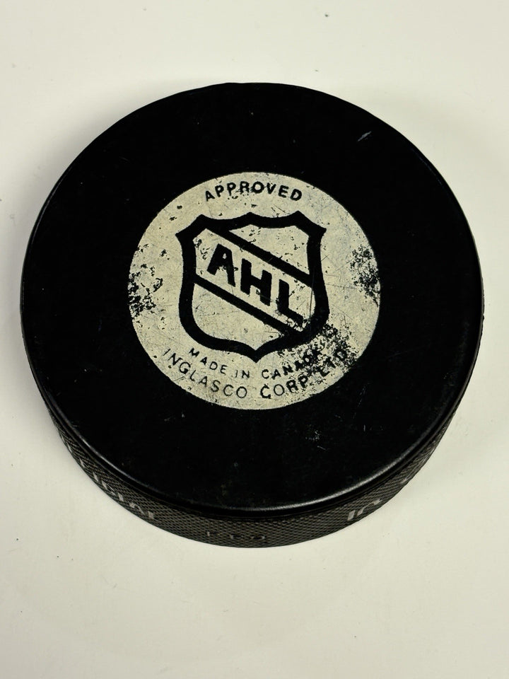 Vintage AHL Fredericton Canadiens Official Hockey Puck