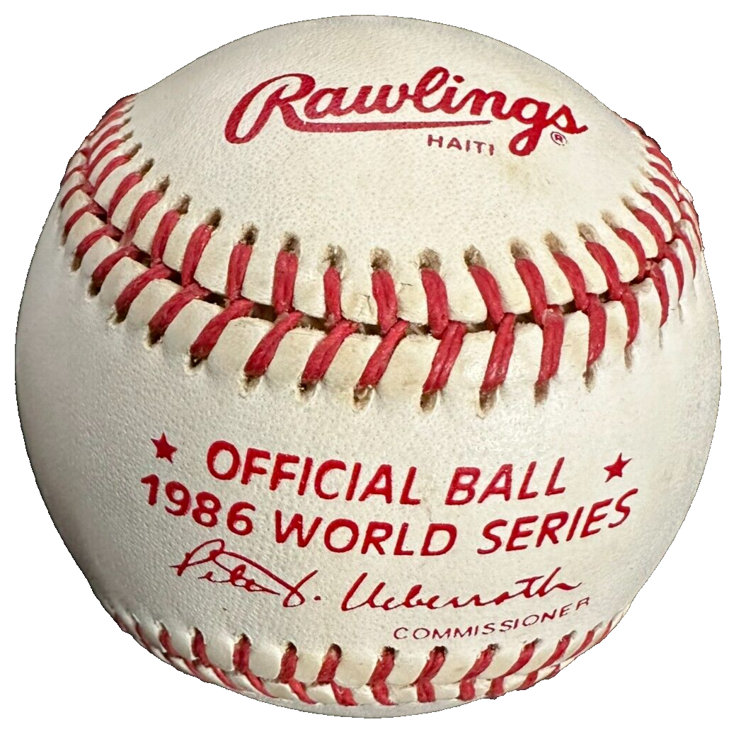 Don Baylor Autographed Official 1986 World Series Baseball Boston Red Sox BAS