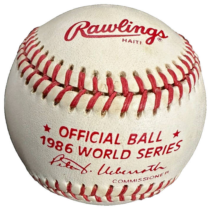 Don Baylor Autographed Official 1986 World Series Baseball Boston Red Sox BAS