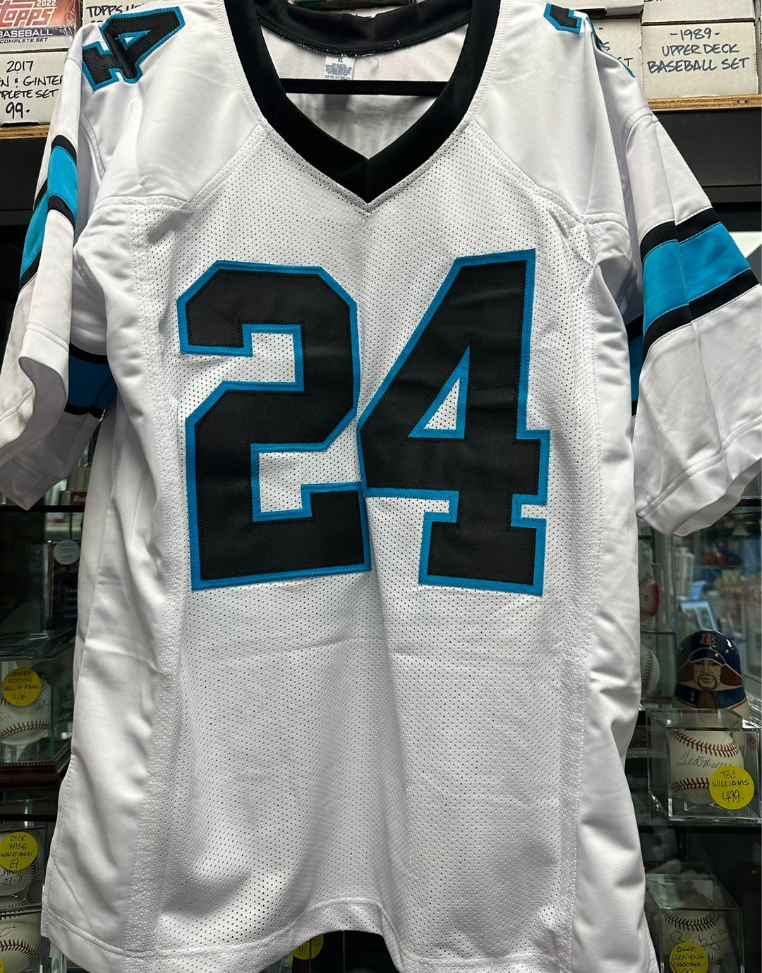 Josh Norman Autographed Carolina Panthers Custom Jersey NFL JSA
