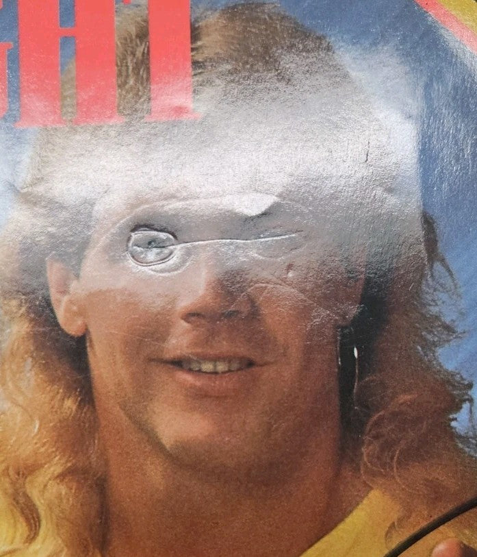 Shawn Michaels & Marty Jannetty Signed WWF Wrestling Spotlight Magazine BAS