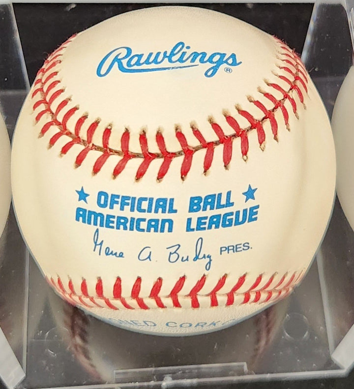 Bret Saberhagen Autographed American League Baseball Royals Red Sox Mets COA