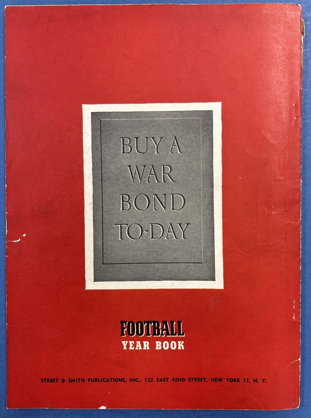 1944 Street & Smith's Football Pictorial Yearbook Bob Kelly Notre Dame Vintage