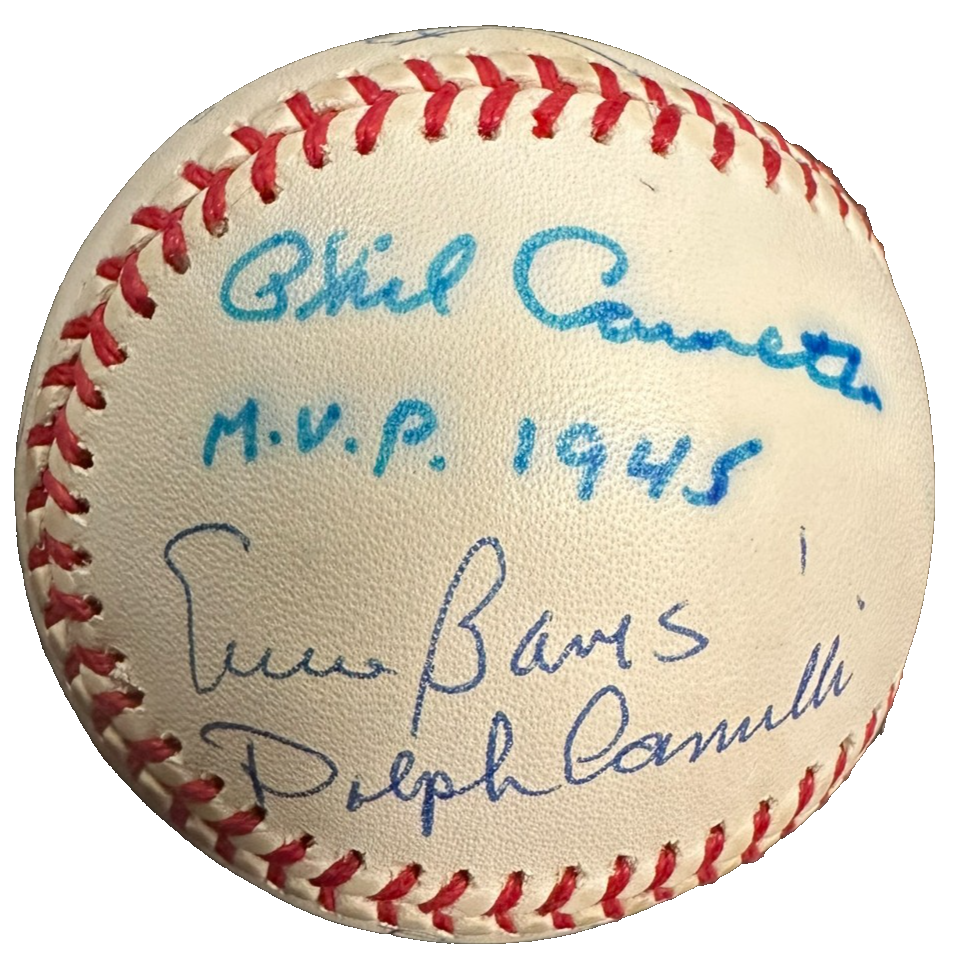 MLB MVP's Autographed ONL Baseball Robinson Banks Cepeda Allen BAS