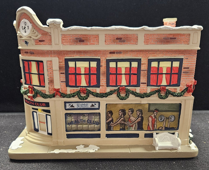 2004 Hawthorne Village New England Patriots Christmas Village Health Club