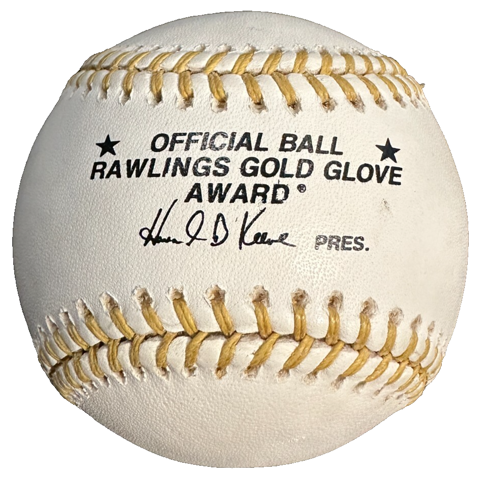 Derek Jeter Autographed Rawlings Gold Glove Baseball Steiner MLB Yankees