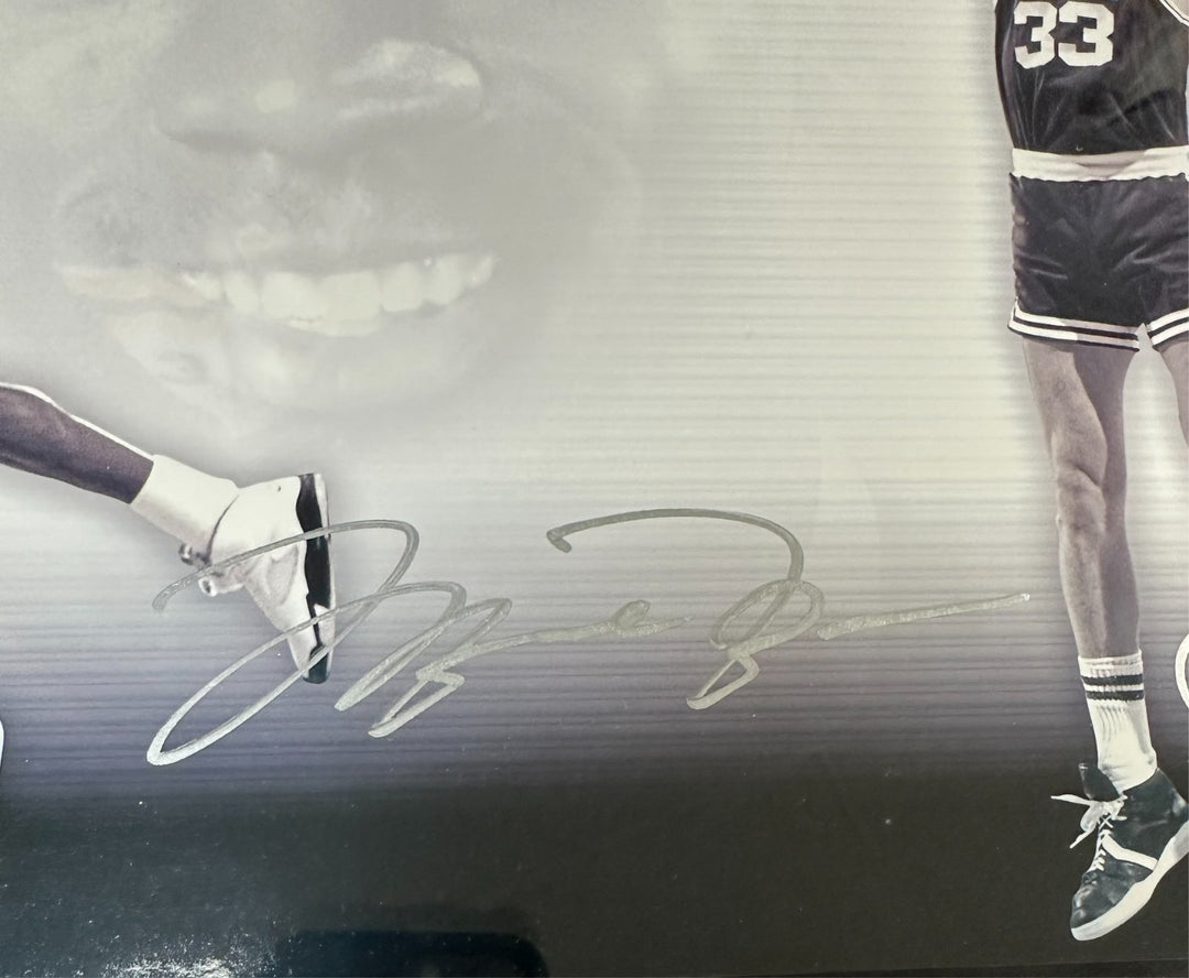 Michael Jordan Magic Johnson Larry Bird Legends of Basketball Signed UDA 12/500