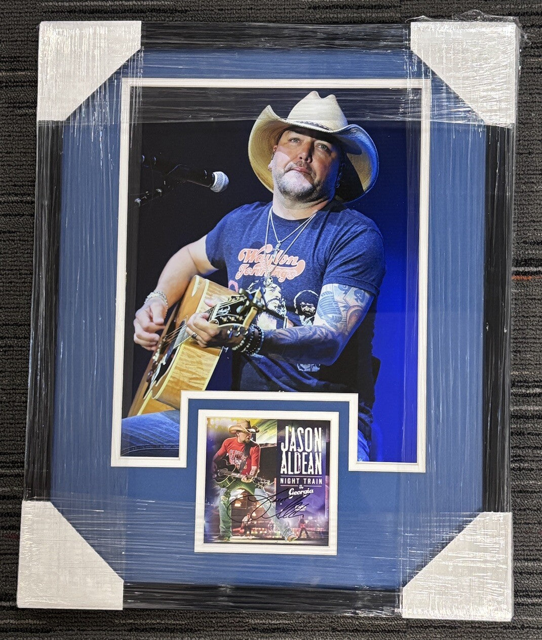 Jason Aldean Signed Framed Night Train To Georgia DVD Cover