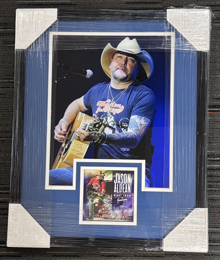 Jason Aldean Signed Framed Night Train To Georgia DVD Cover