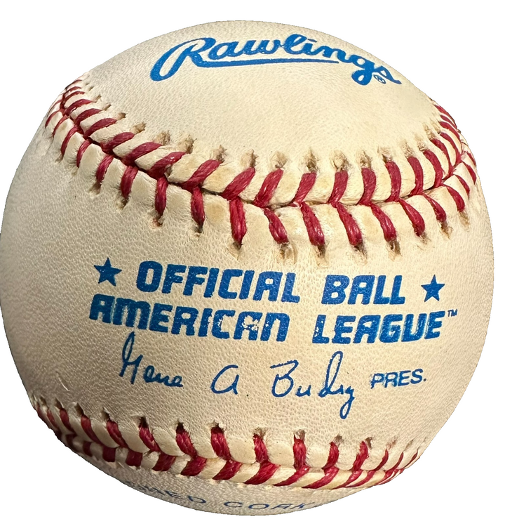 Merlin Nippert Autographed American League Baseball W/ 1962 Red Sox Insc