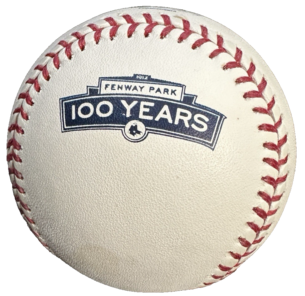 Don Schwall Autographed Fenway Park 100th Anniversary Baseball W/ ROY 61 Insc