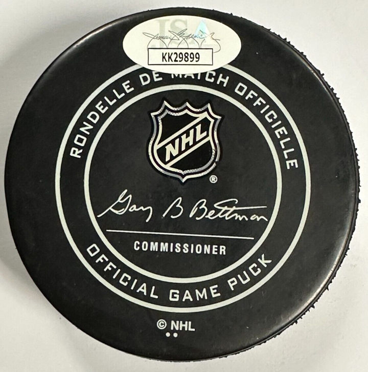 Duncan Keith Autographed Chicago Blackhawks Official Game Hockey Puck JSA